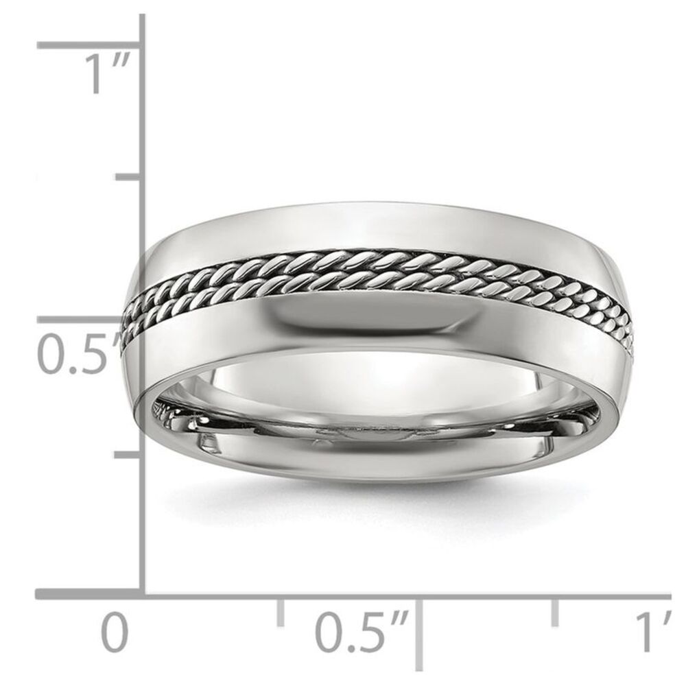 Kazi Luxury Chisel Titanium Polished With Curb Ch… - image 4